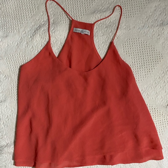 Spaghetti Strap Ruffle Top - Picture 2 of 3